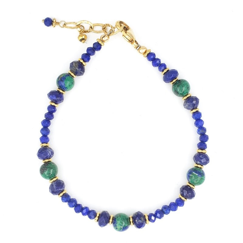 Lapis & Malachite Bracelet