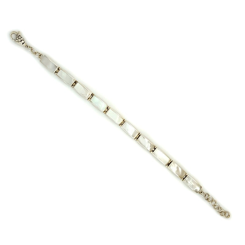 Elegant White Mother of Pearl Bracelet