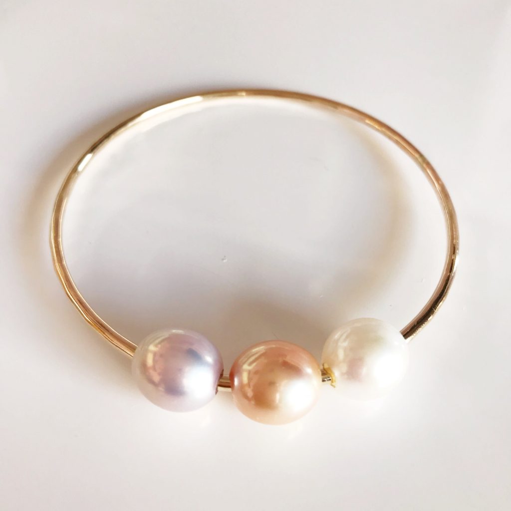 Bangle PAIGE – Edison pearls (B350)