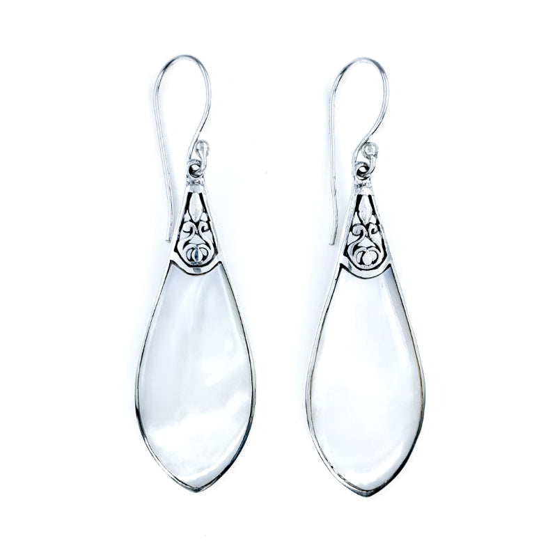 Sterling Silver & Mother of Pearl Earrings