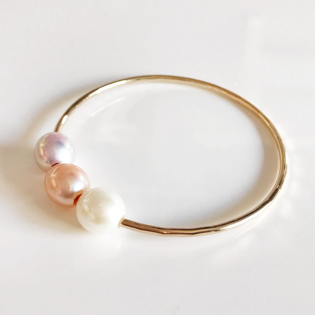 Bangle PAIGE – Edison pearls (B350)