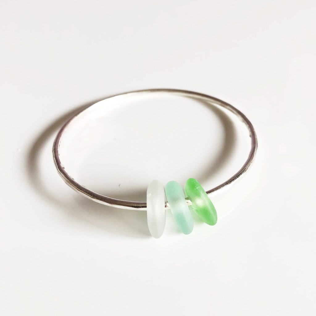 Bangle KAWAI – green ombré (B283)