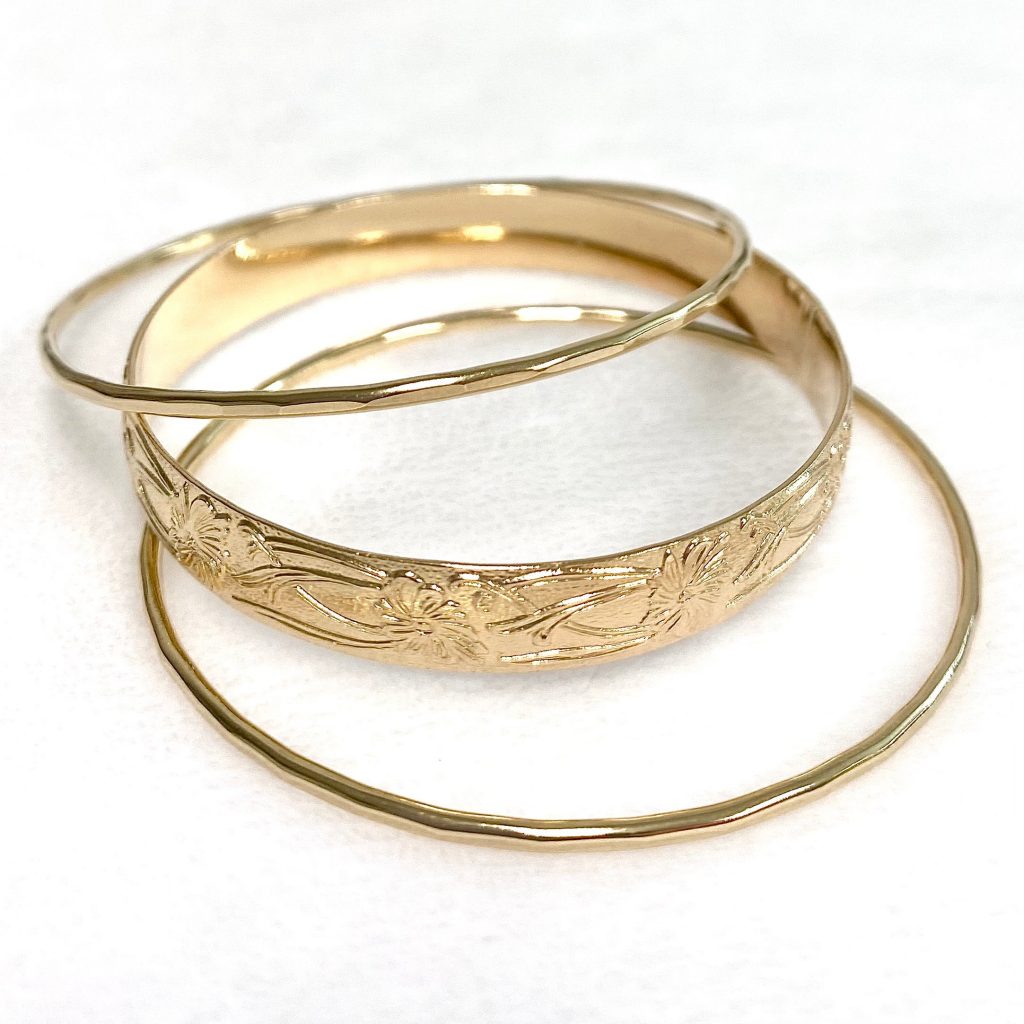 Baby MOANI bangles set – 8mm heirloom bangle (B544)