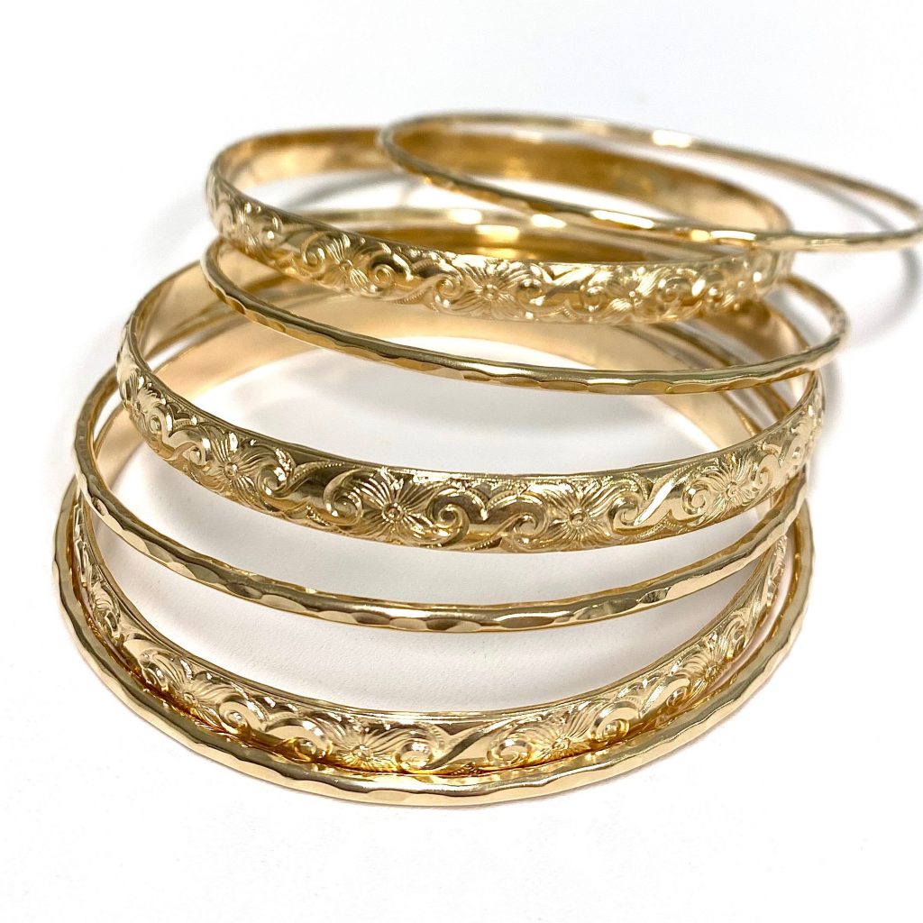 ATHENA bangle set – 6mm bangles (B484)