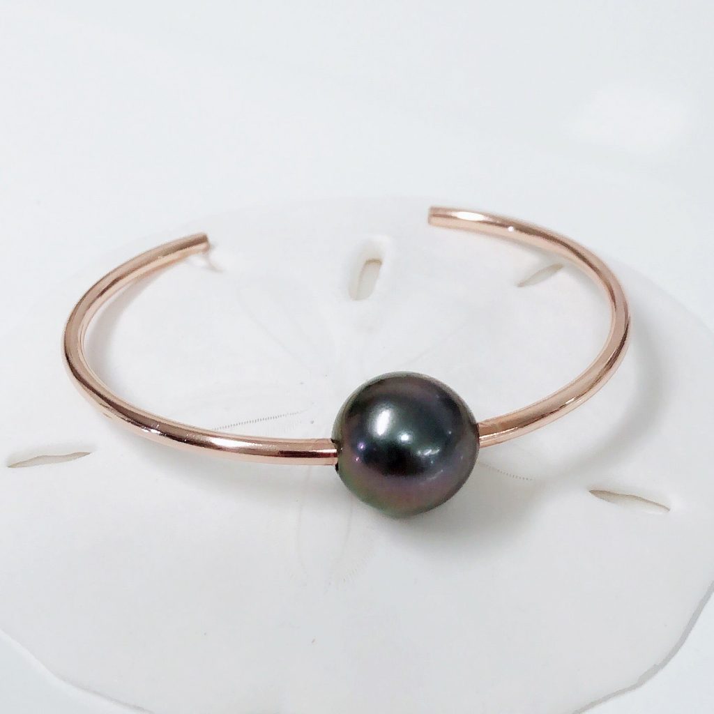 Cuff COCO  – tahitian pearl (B296)