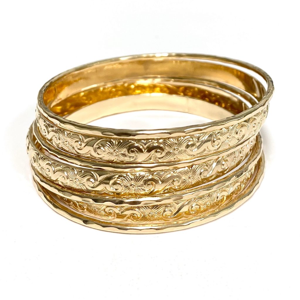 ATHENA bangle set – 6mm bangles (B484)