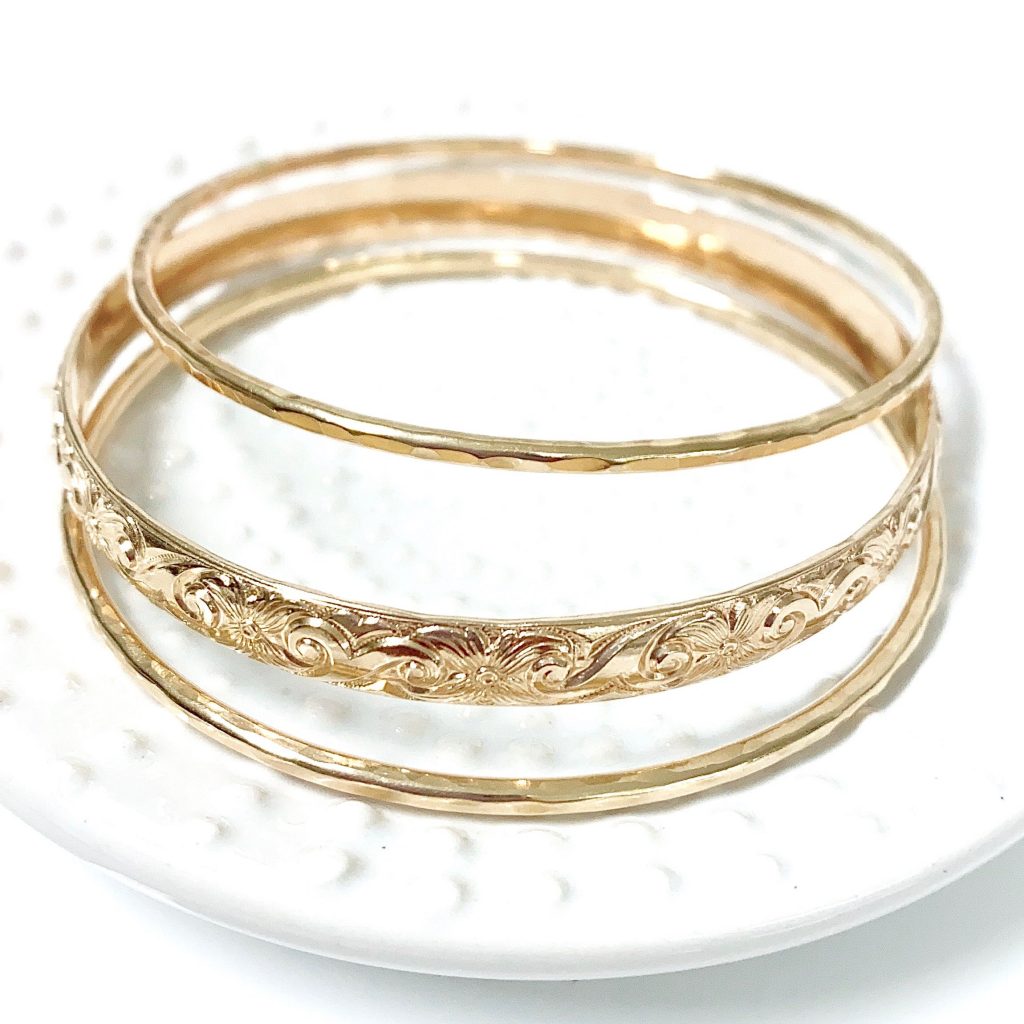 MOANI bangles set – 6mm heirloom bangle (B440)