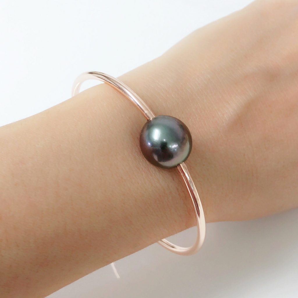 Cuff COCO  – tahitian pearl (B296)